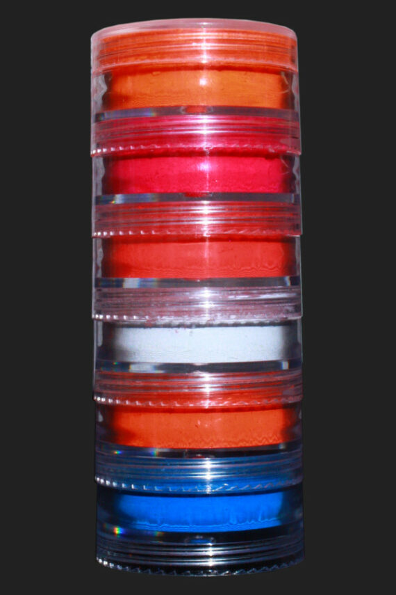 set de 6 pièces Pigments candy set Multicolore fluo