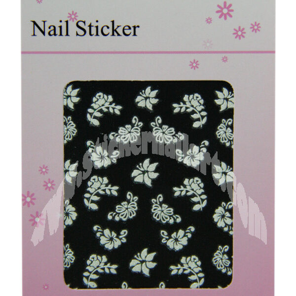 pochette de 31 stickers pêle mêle fleurs vert scintillant, pêle mêle fleurs vert scintillant pas cher