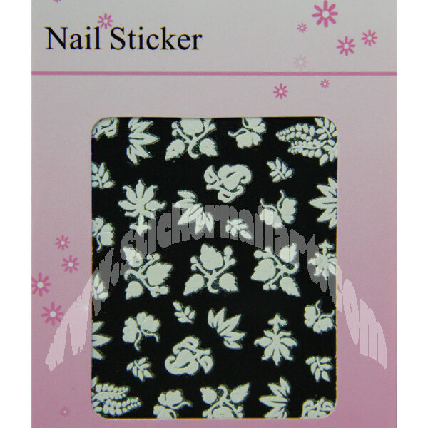 pochette de 33 stickers fleurs sauvages vert scintillant, pèle mêle fleurs sauvages vert scintillant pas cher