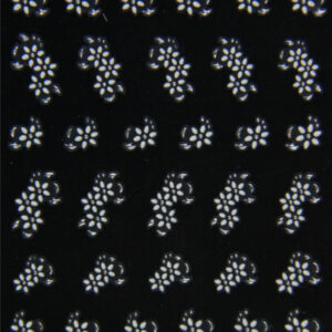 Stickers petites fleurs blanches avec strass