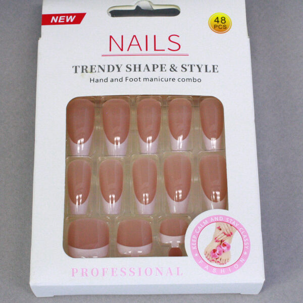 Faux ongles french blanc